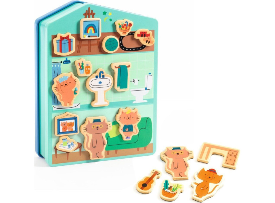 DJECO Domček s magnetmi