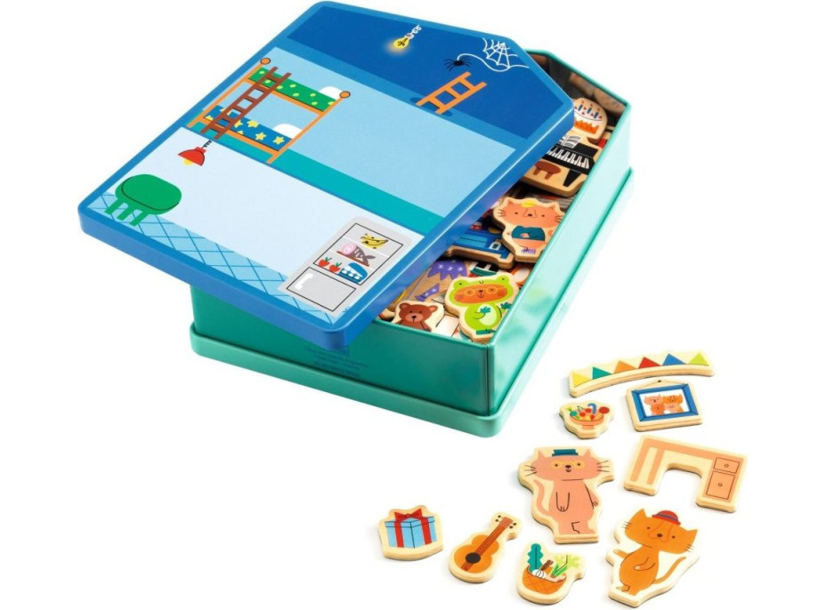 DJECO Domček s magnetmi