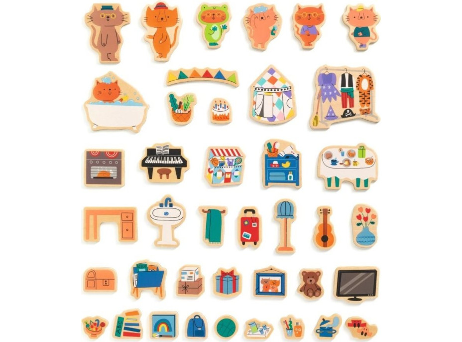 DJECO Domček s magnetmi