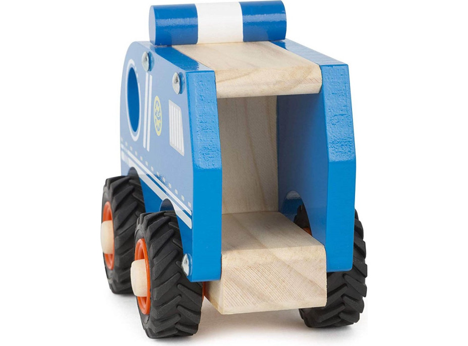 SMALL FOOT Drevené autíčko Polícia