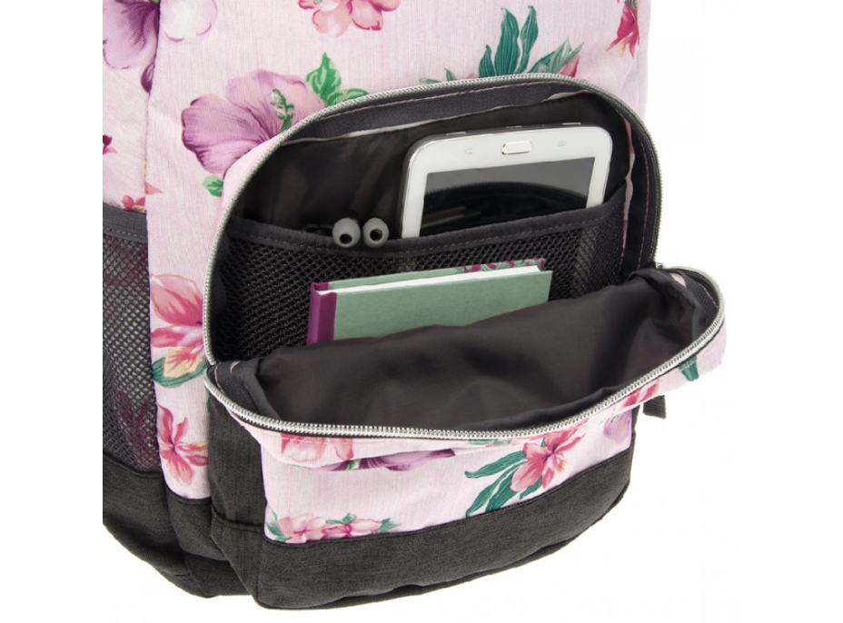 ARS UNA Študentský batoh Flowers AU-14