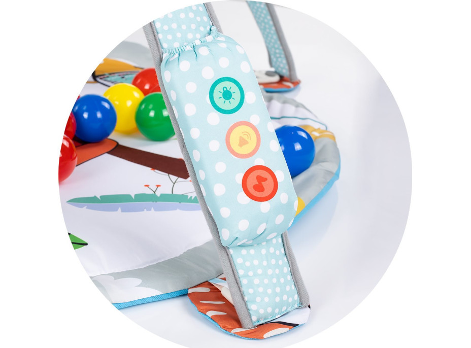 CHIPOLINO Hracia deka so svetlami a zvukmi Jungle