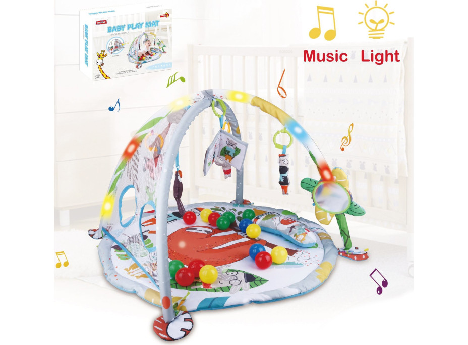 CHIPOLINO Hracia deka so svetlami a zvukmi Jungle