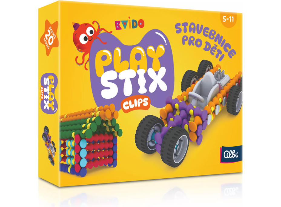 ALBI Kvído Stavebnica Playstix s klipmi