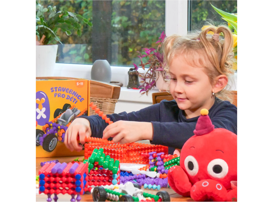 ALBI Kvído Stavebnica Playstix s klipmi