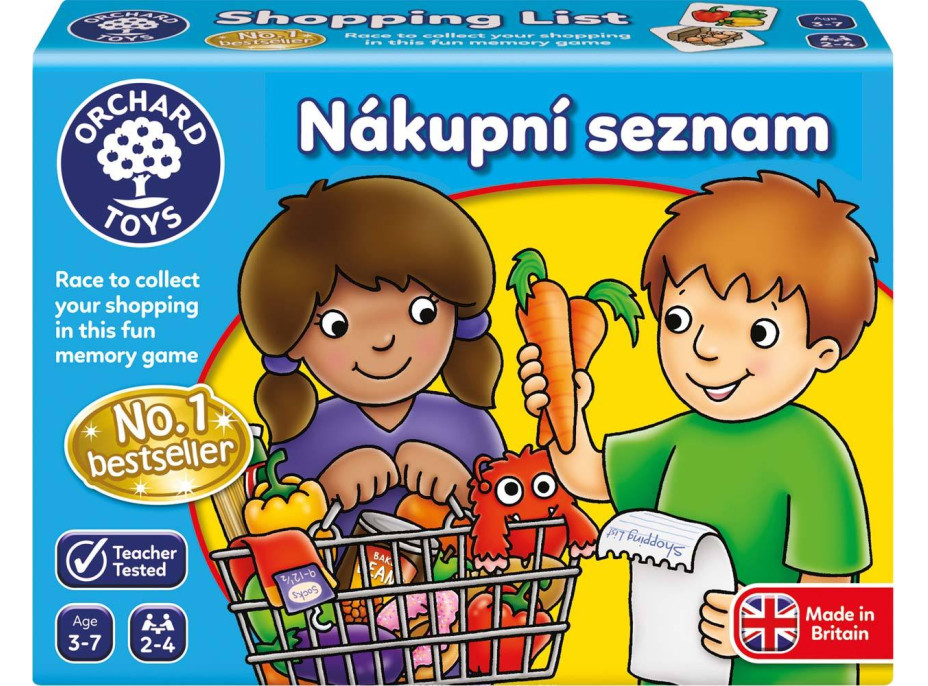 PROCVIČ PAMÄŤ | Nákupný zoznam