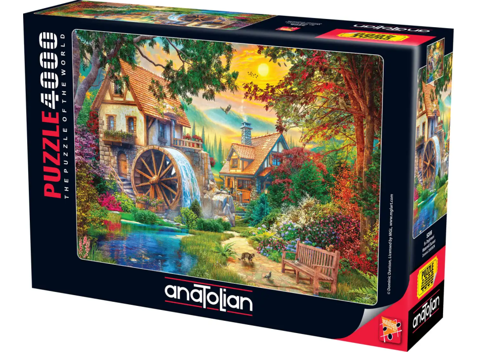 ANATOLIAN Puzzle Vodný mlyn 4000 dielikov