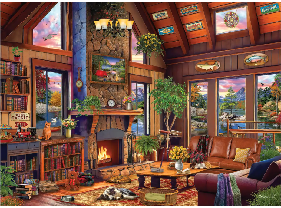 ANATOLIAN Puzzle Chata v divočine 4000 dielikov