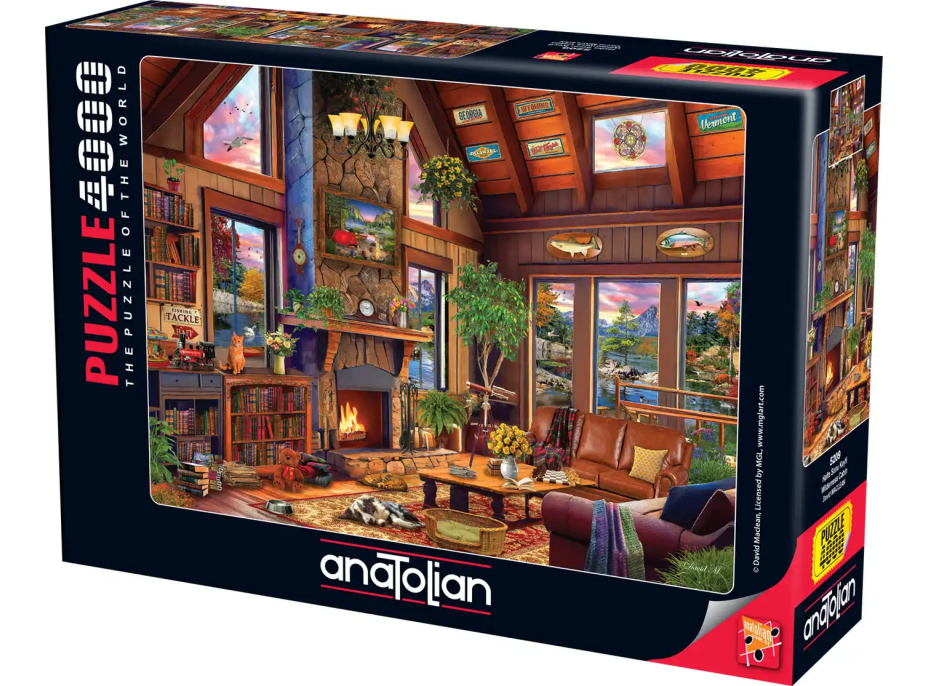 ANATOLIAN Puzzle Chata v divočine 4000 dielikov