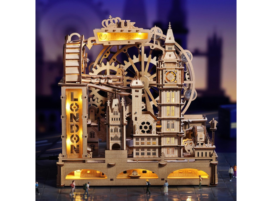 ROBOTIME Roker 3D drevené puzzle Londýn 431 dielikov