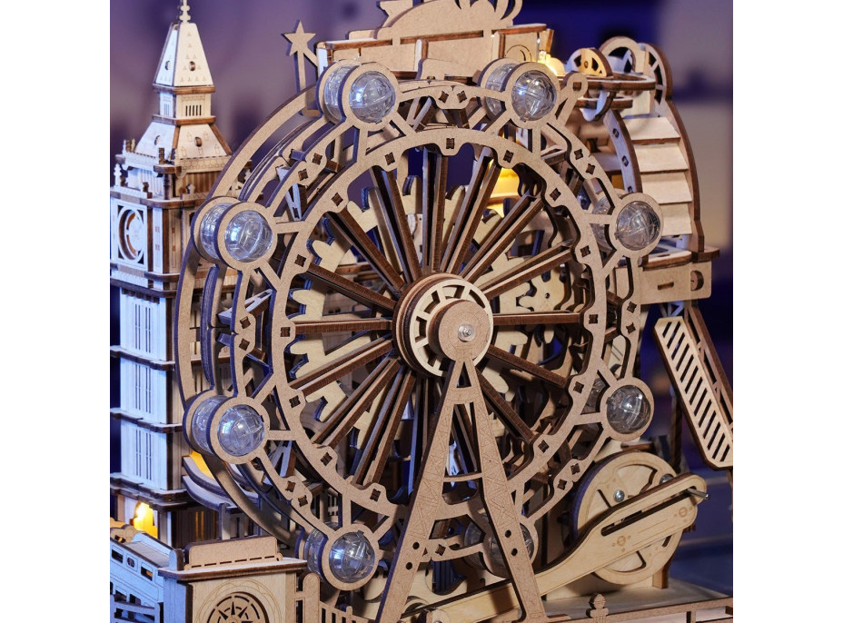 ROBOTIME Roker 3D drevené puzzle Londýn 431 dielikov