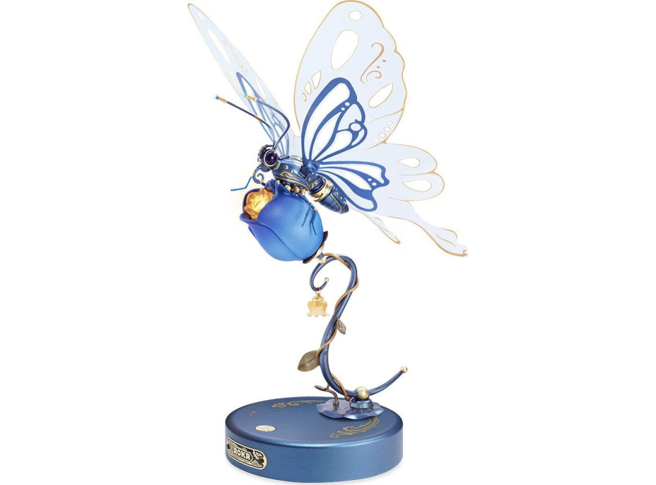 ROBOTIME Roker 3D puzzle Motýľ modrý 79 dielikov