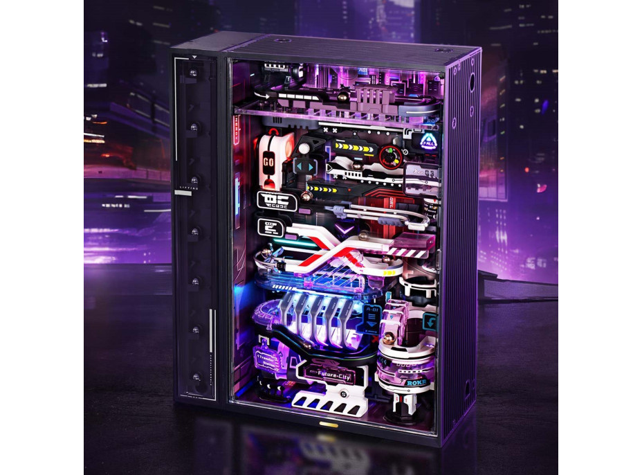 ROBOTIME Roker 3D puzzle s dráhou: Mesto budúcnosti 140 dielikov