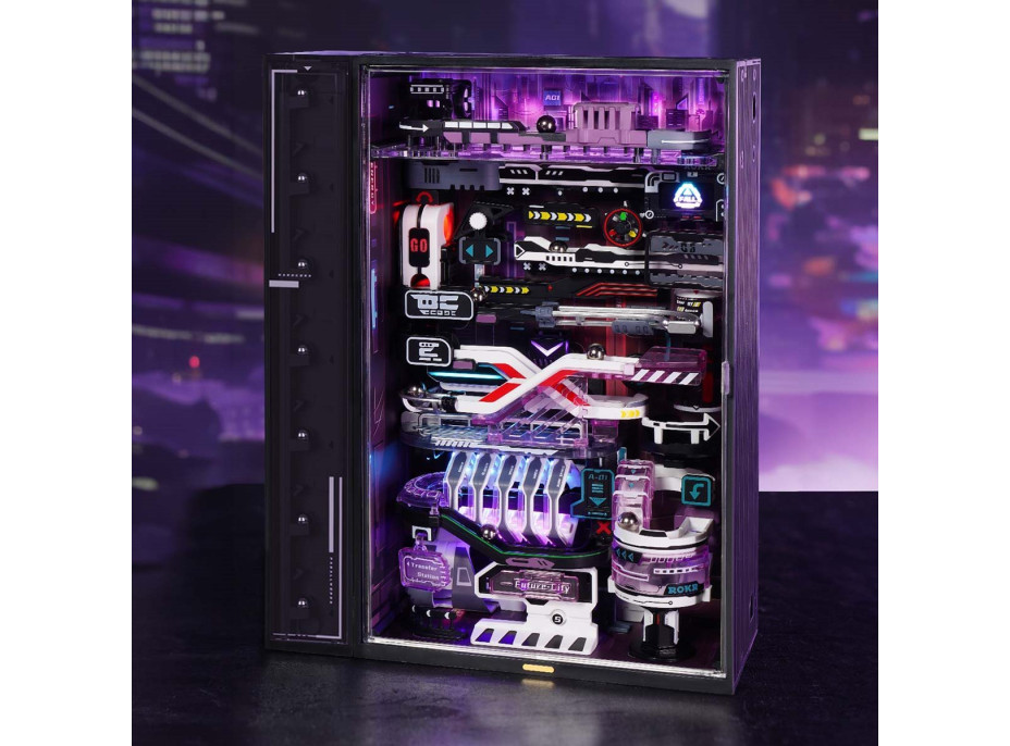 ROBOTIME Roker 3D puzzle s dráhou: Mesto budúcnosti 140 dielikov