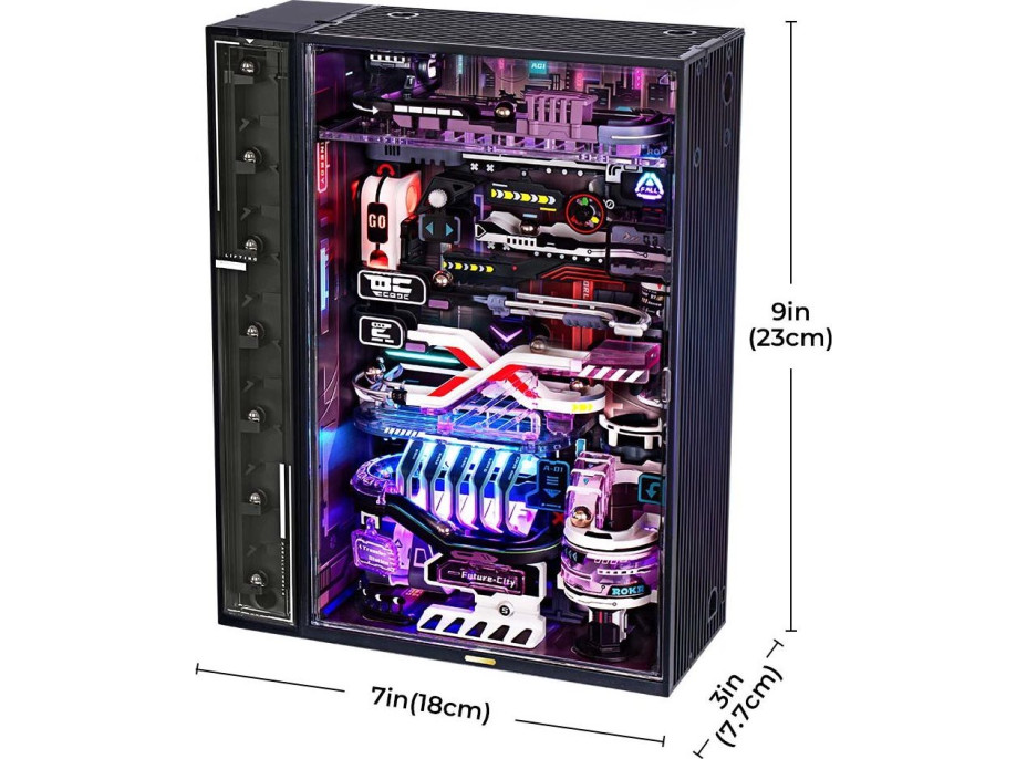 ROBOTIME Roker 3D puzzle s dráhou: Mesto budúcnosti 140 dielikov