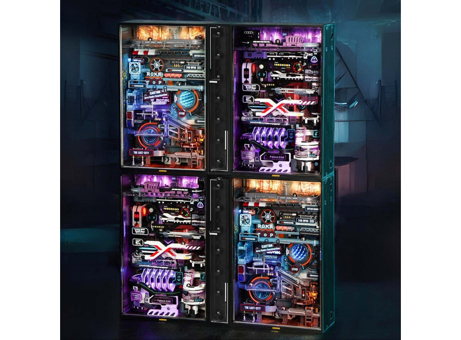 ROBOTIME Roker 3D puzzle s dráhou: Mesto budúcnosti 140 dielikov