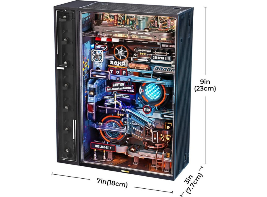 ROBOTIME Roker 3D puzzle s dráhou: Posledné mesto 130 dielikov