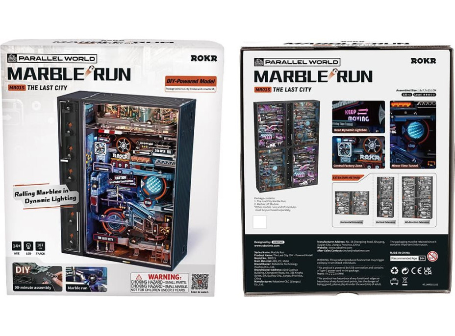 ROBOTIME Roker 3D puzzle s dráhou: Posledné mesto 130 dielikov