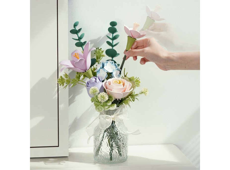 ROBOTIME Roker Floral Art: 3D puzzle Jarný kvet 165 dielikov