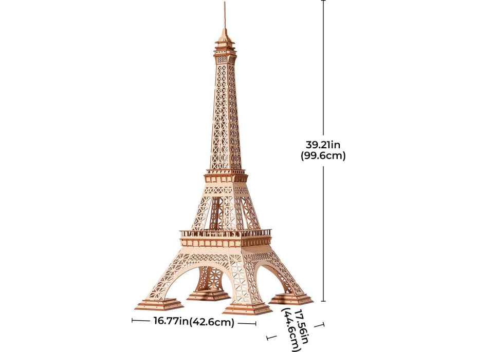 ROBOTIME Rolife 3D drevené puzzle Eiffelova veža 191 dielikov