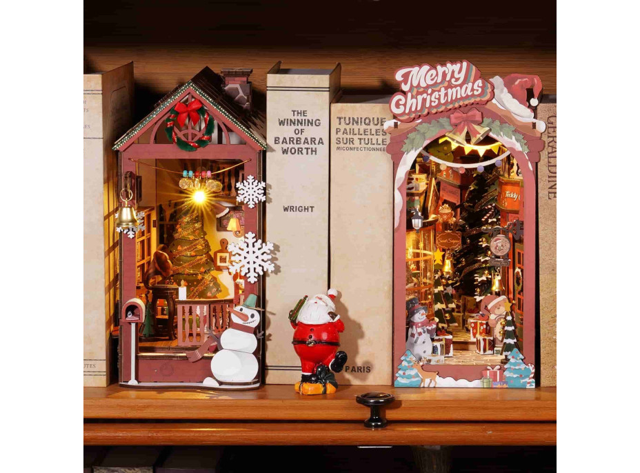 ROBOTIME Rolife DIY 3D Zarážka na knihy: Chalúpka 206 dielikov