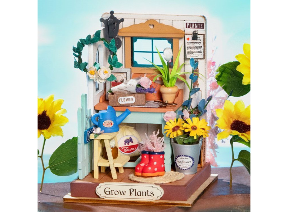 ROBOTIME Rolife DIY House: Záhradka snov na terase 72 dielikov