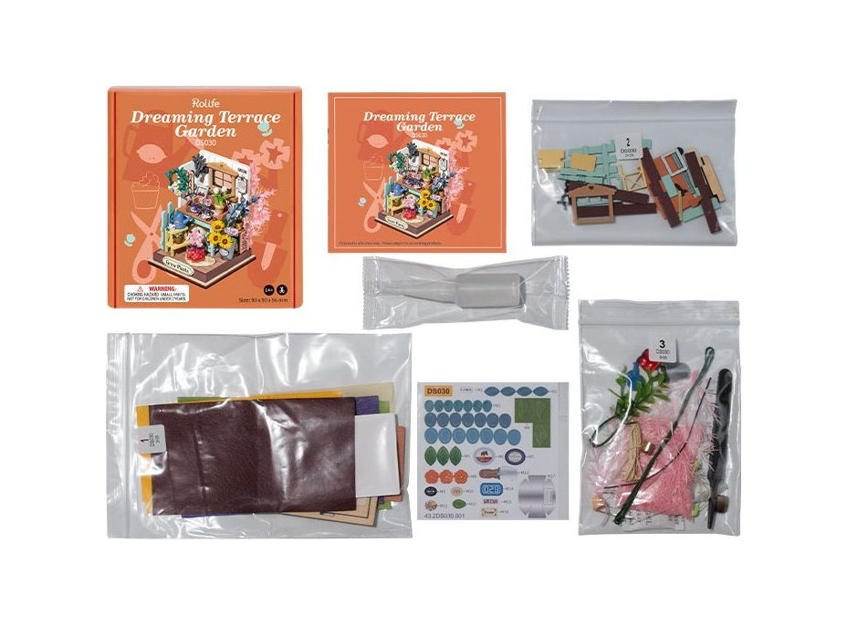 ROBOTIME Rolife DIY House: Záhradka snov na terase 72 dielikov