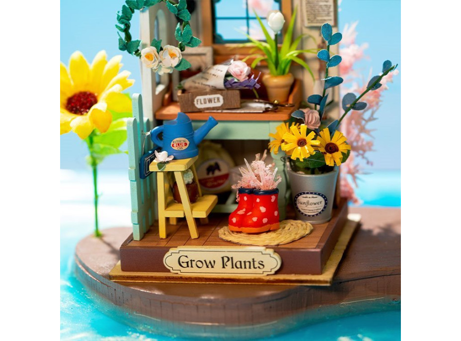 ROBOTIME Rolife DIY House: Záhradka snov na terase 72 dielikov