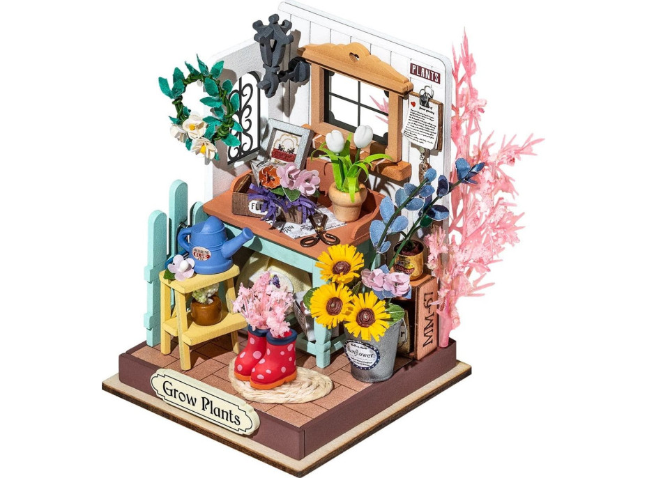 ROBOTIME Rolife DIY House: Záhradka snov na terase 72 dielikov