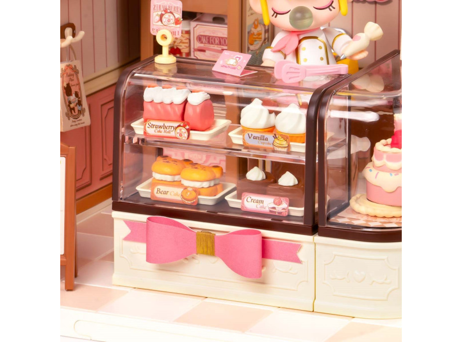 ROBOTIME Rolife DIY House: Cukráreň s LED osvetlením 115 dielikov