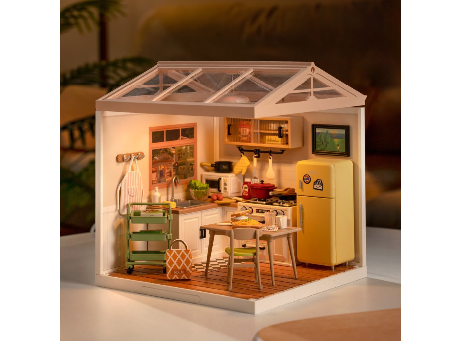 ROBOTIME Rolife DIY House: Kuchyňa s LED osvetlením 152 dielikov