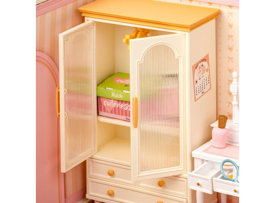 ROBOTIME Rolife DIY House: Spálňa s LED osvetlením 105 dielikov