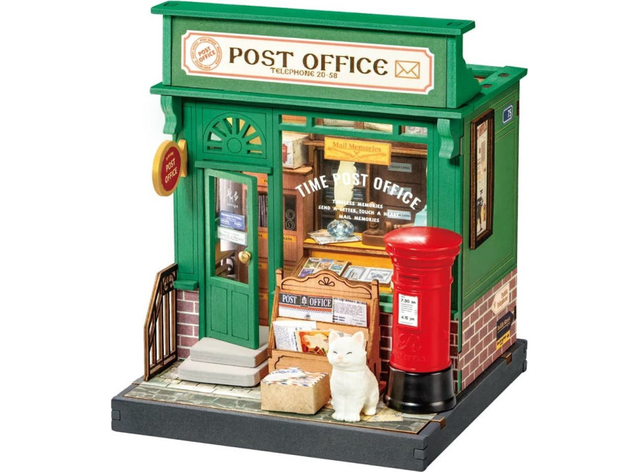 ROBOTIME Rolife DIY House: Pošta 54 dielikov