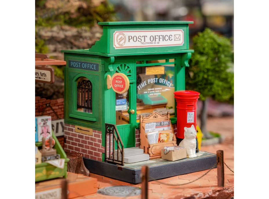 ROBOTIME Rolife DIY House: Pošta 54 dielikov