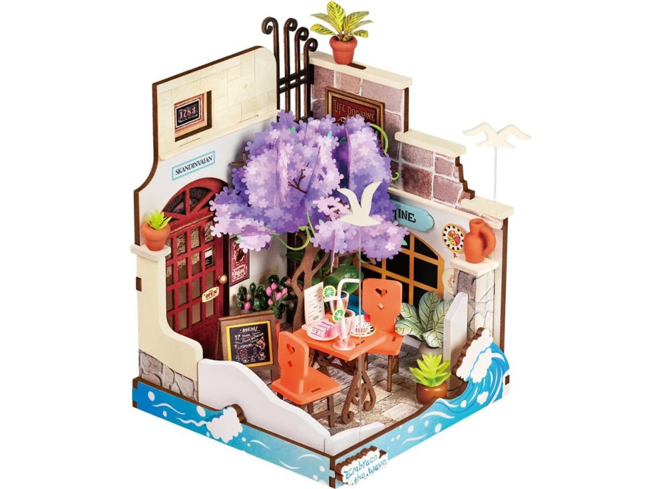 ROBOTIME Rolife DIY House: Reštaurácia Sea Holiday 68 dielikov