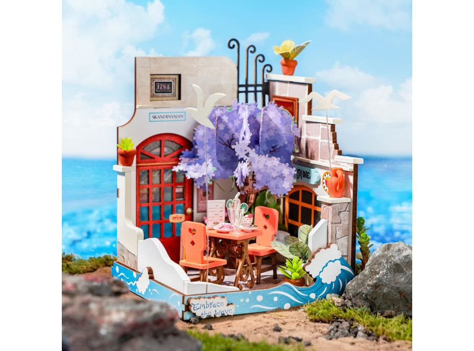 ROBOTIME Rolife DIY House: Reštaurácia Sea Holiday 68 dielikov
