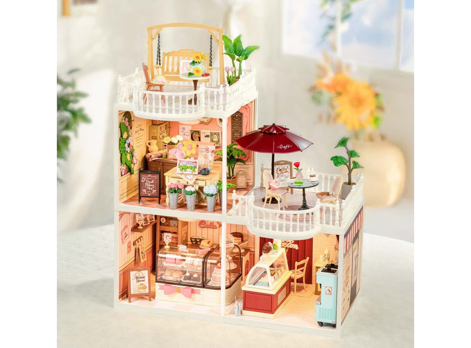 ROBOTIME Rolife DIY House: Terasa Chic Café 76 dielikov