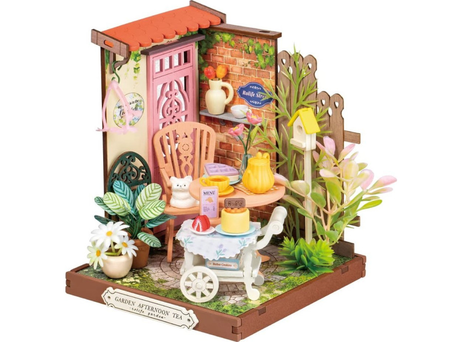 ROBOTIME Rolife DIY House: Čajový kútik 76 dielikov