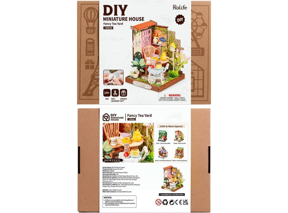 ROBOTIME Rolife DIY House: Čajový kútik 76 dielikov