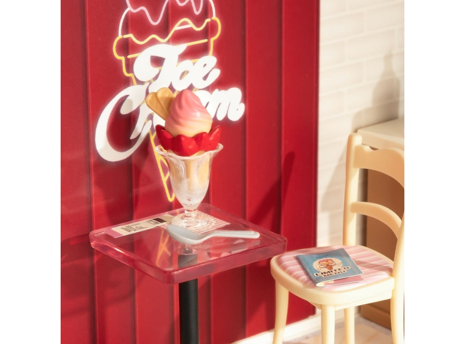 ROBOTIME Rolife DIY House: Zmrzlináreň s LED osvetlením 144 dielikov