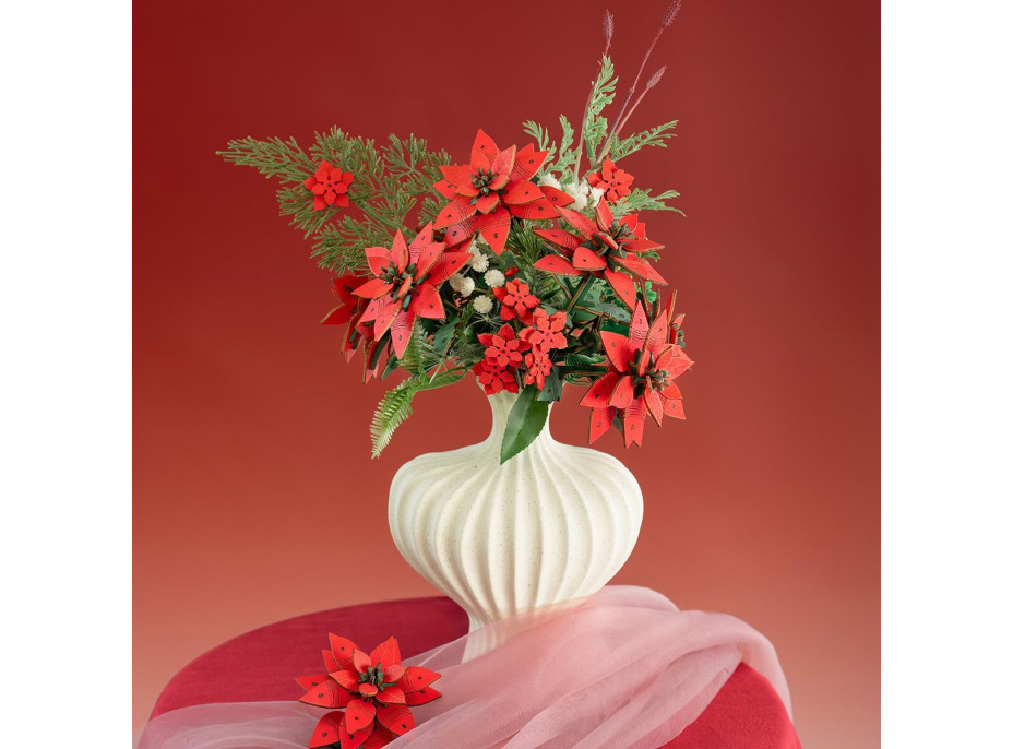 ROBOTIME Rowood 3D drevené puzzle Vianočná hviezda 153 dielikov