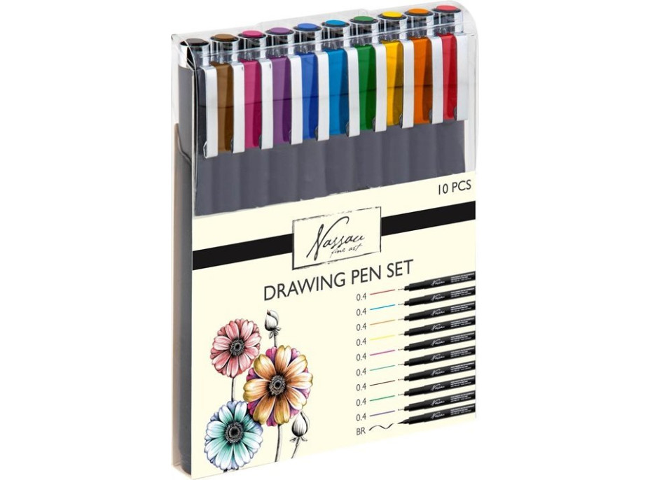 GRAFIX Sada farebných linerov 10ks