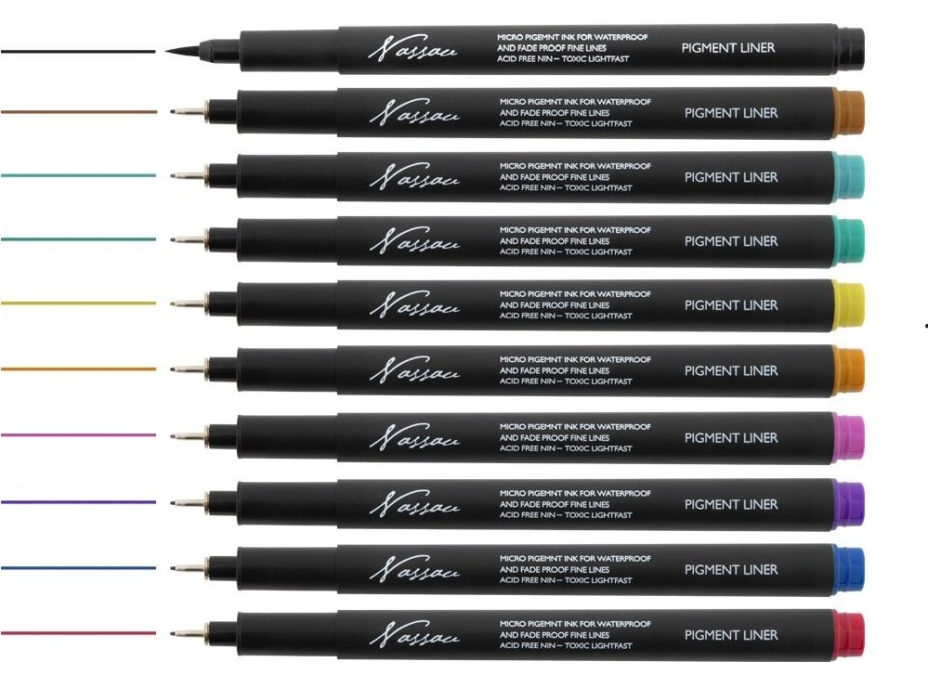 GRAFIX Sada farebných linerov 10ks