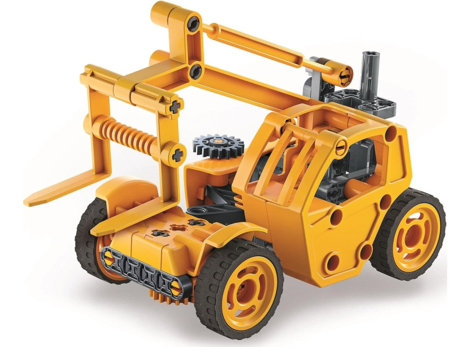 CLEMENTONI Science&Play Mechanické laboratórium Vysokozdvižný vozík