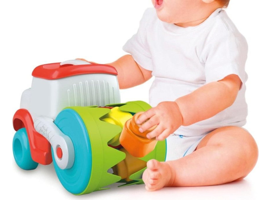 CLEMENTONI Soft Clemmy Vkladací senzorický nakladač s kockami