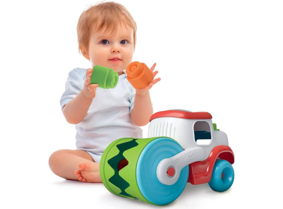 CLEMENTONI Soft Clemmy Vkladací senzorický nakladač s kockami