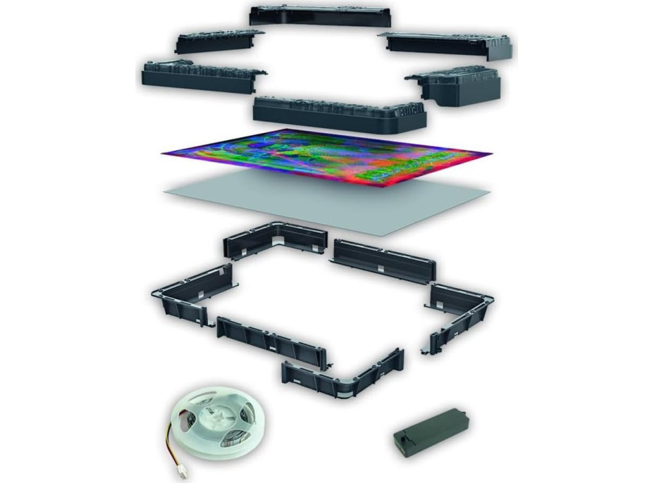 CLEMENTONI Svietiace metamorfické puzzle Stranger Things: Obrátený svet 520 dielikov