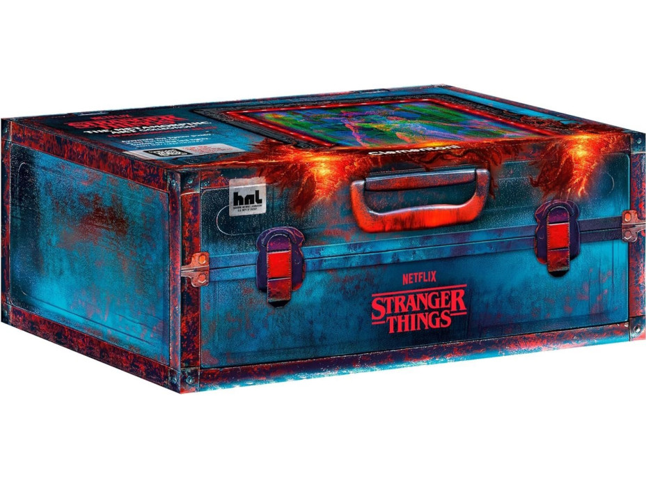 CLEMENTONI Svietiace metamorfické puzzle Stranger Things: Lov Demogorgona 520 dielikov