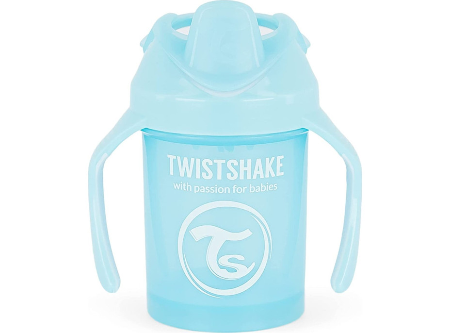 TWISTSHAKE Mini Cup Učiaci netečúci hrnček 230ml Modrý
