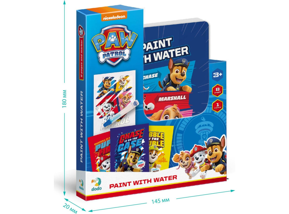 DODO Vodné maľovanie Tlapková patrola